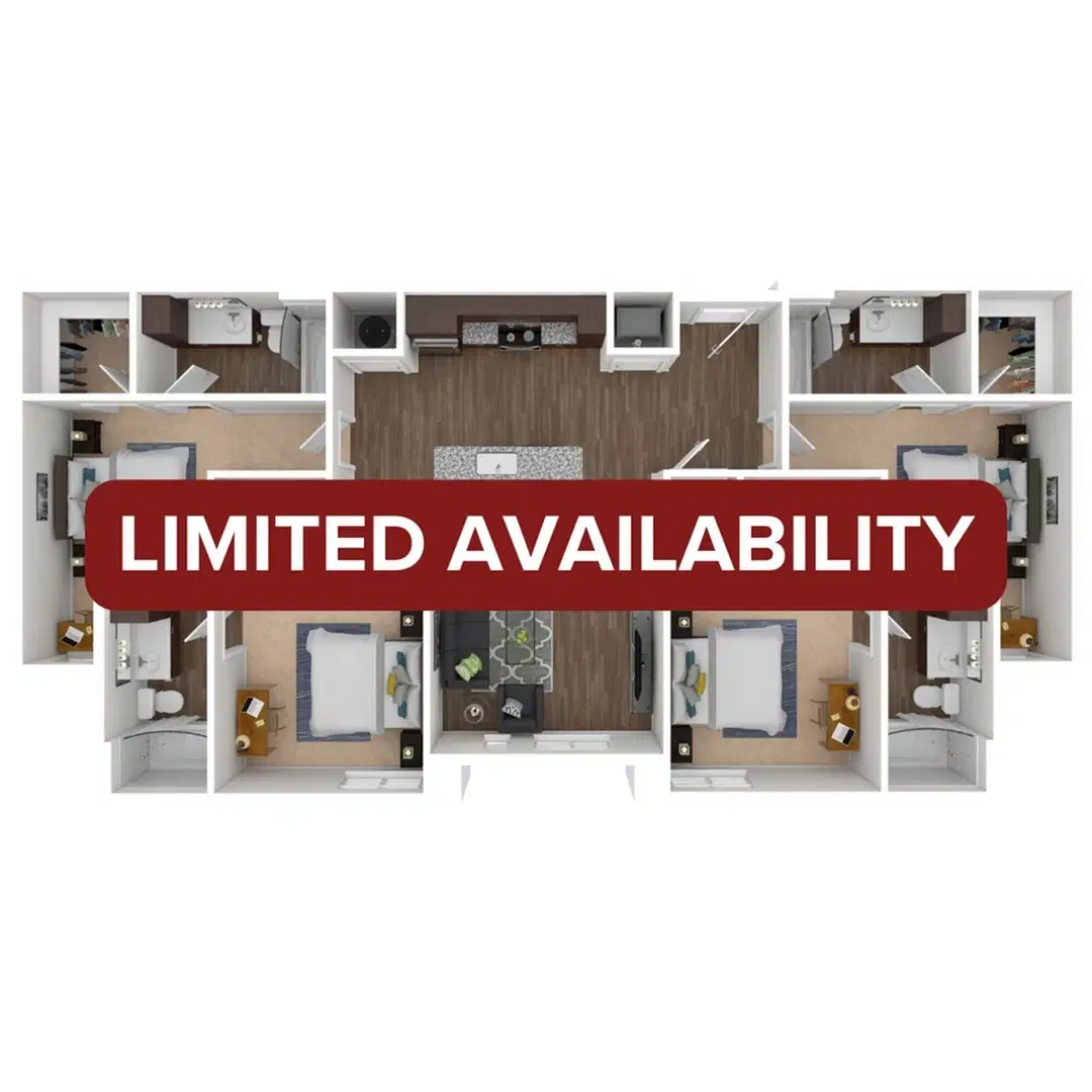Nine20 Tempe, Tempe – Room in 4 Bedroom 4 Bathroom | D1 PH