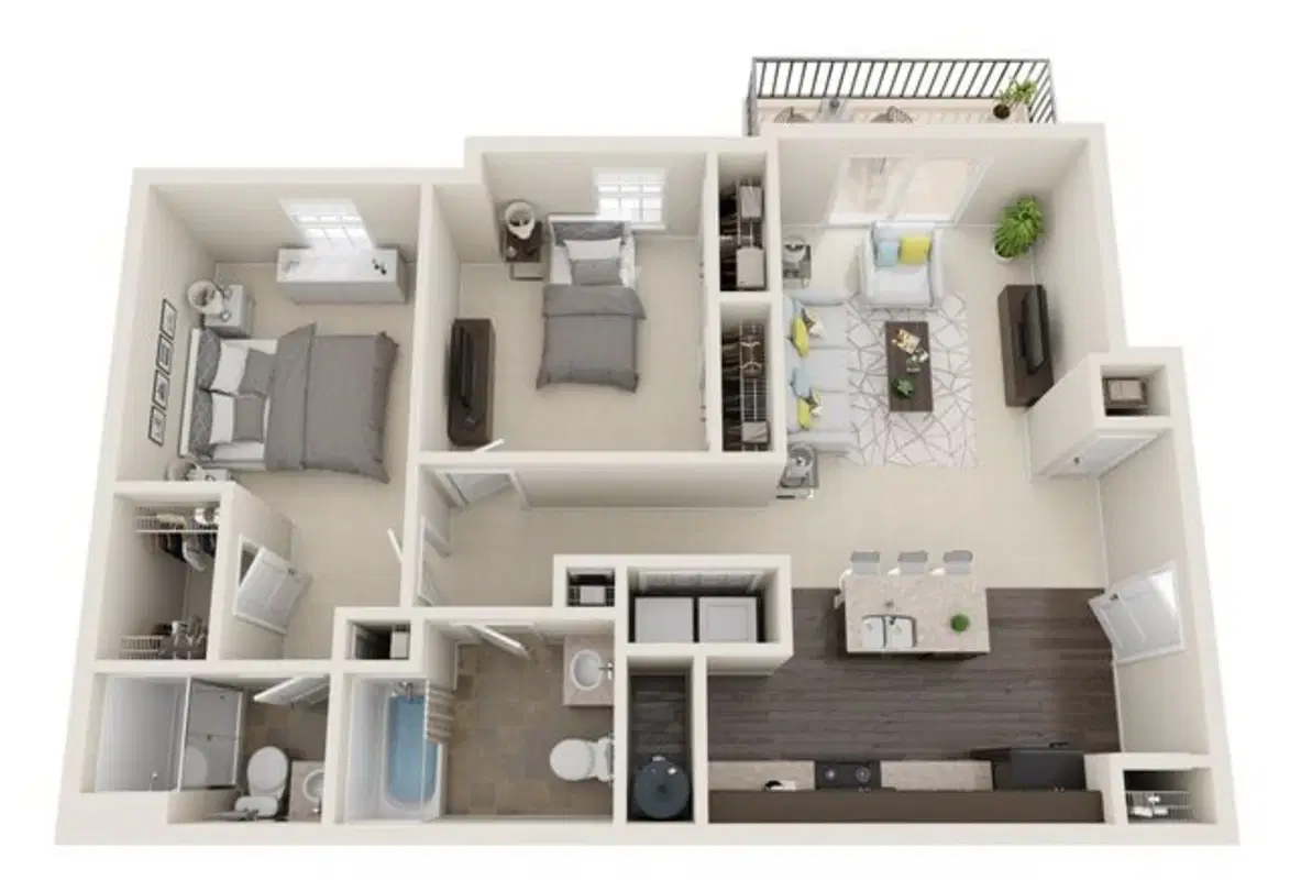 Madison House, Galloway – 2 Bed 2 Bath