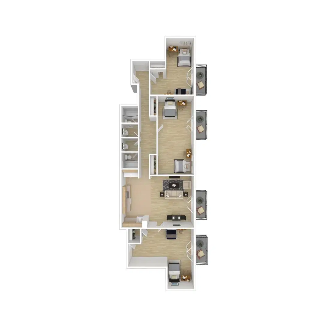 Solis Isla Vista, Goleta – Room in 3 Bedroom 2 Bathroom | 6563 Trigo 302 (TPL/TPL/TPL)