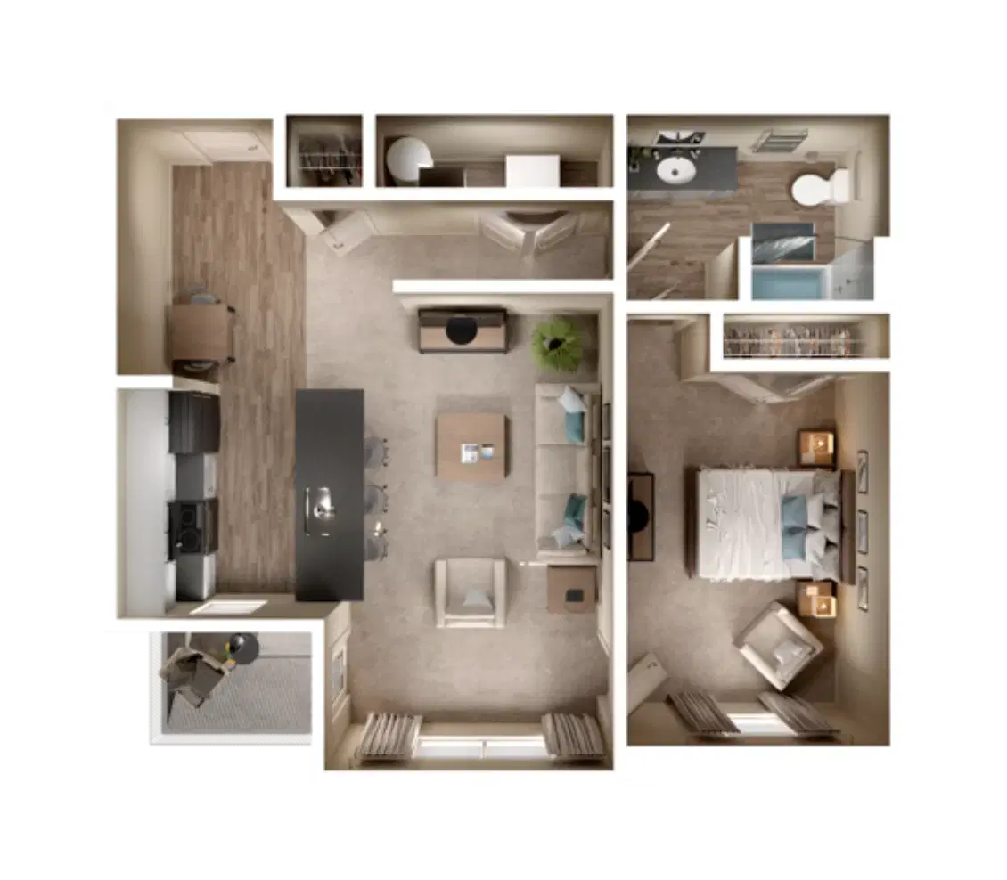 Marina Lofts, Toledo – 1 Bedroom 1 Bathroom | The Maumee