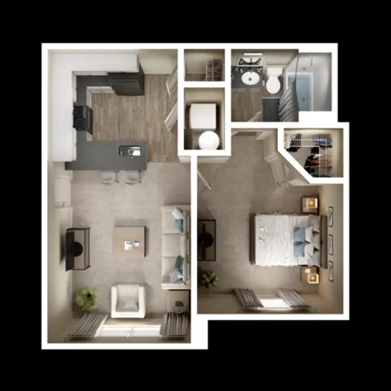 Marina Lofts, Toledo – 1 Bedroom 1 Bathroom | The Fitzgerald