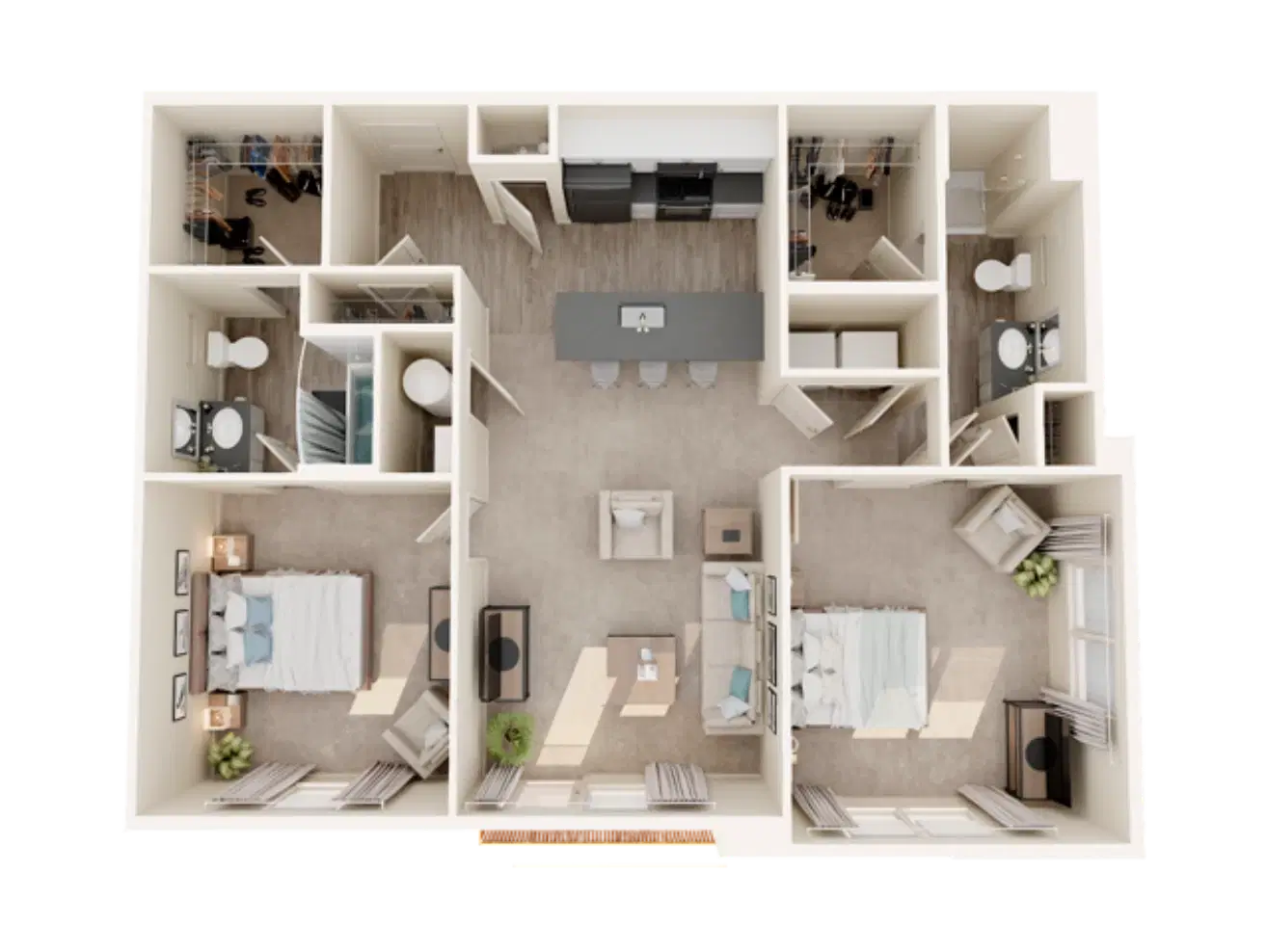 Marina Lofts, Toledo – Room in 2 Bedroom 2 Bathroom | The Wildwood