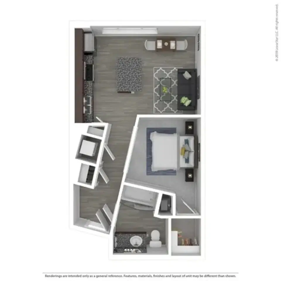 801 Polaris, Columbus – Branson - 1 Bed 1 Bath