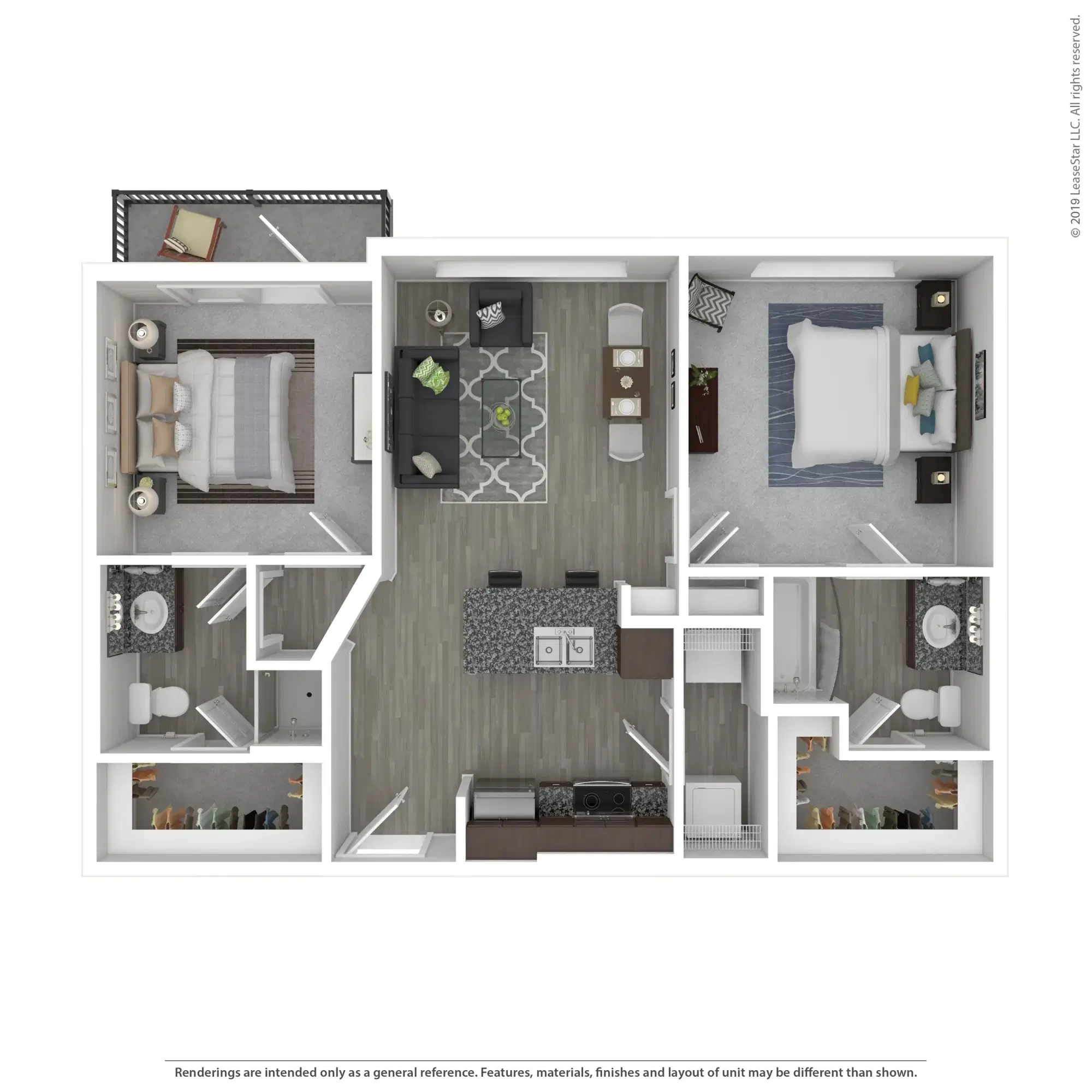 801 Polaris, Columbus – Emerson - 2 Bed 2 Bath