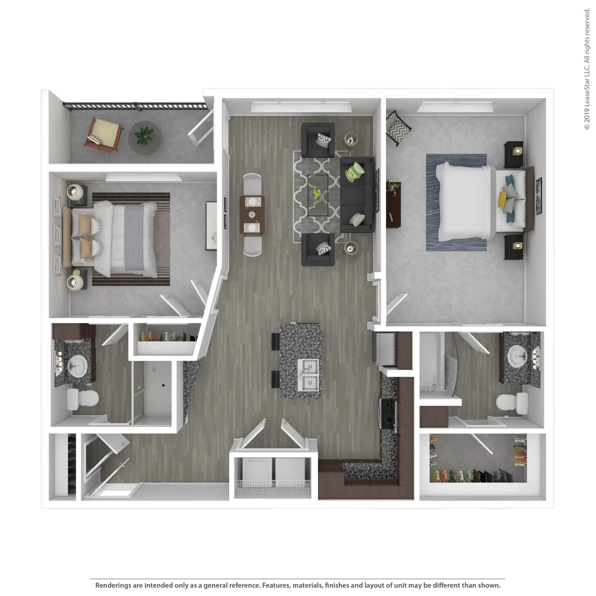 801 Polaris, Columbus – Beckett - 2 Bed 2 Bath