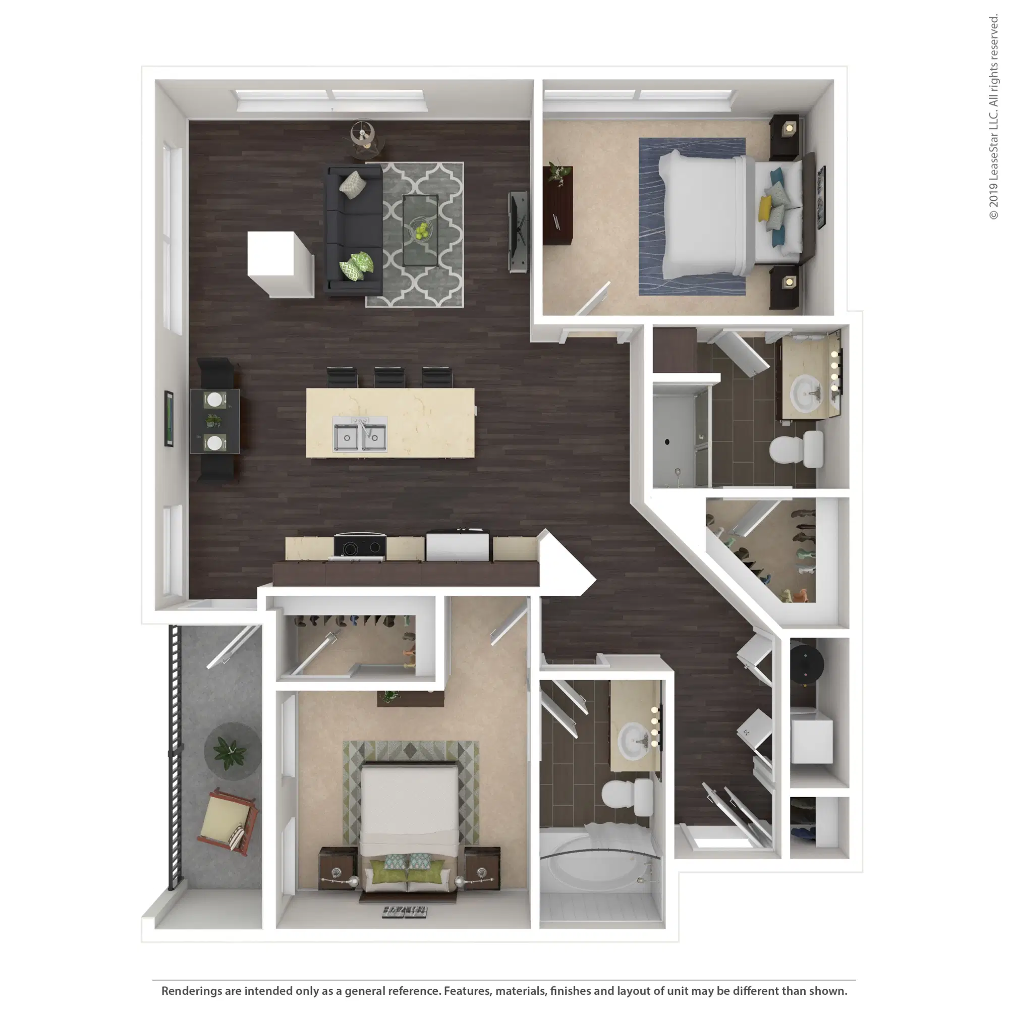 250 High, Columbus – Residence No. 45 - 2 Bed 2 Bath
