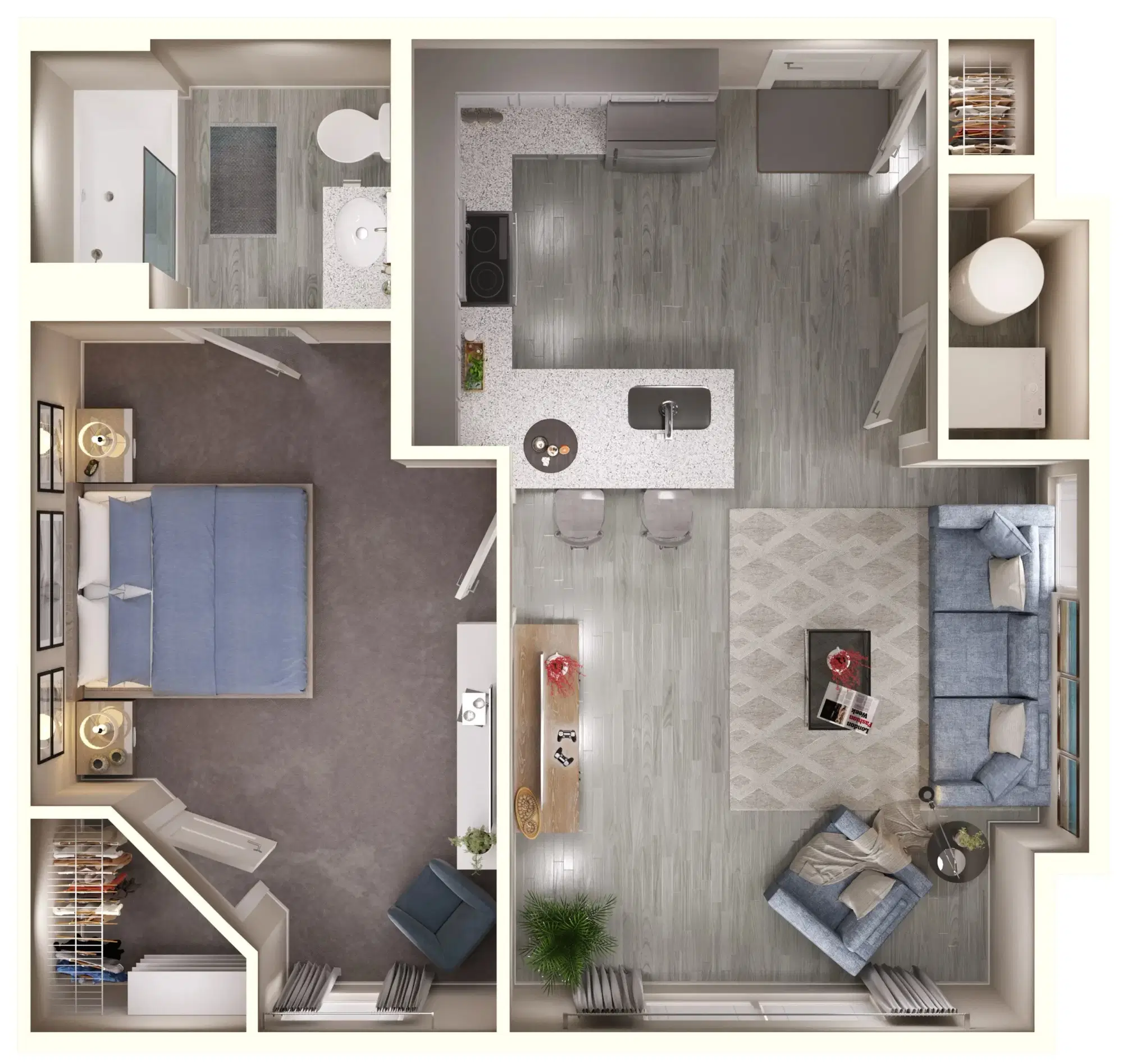 Gateway Lofts Centerville, Centerville – Arbor - 1 Bed 1 Bath