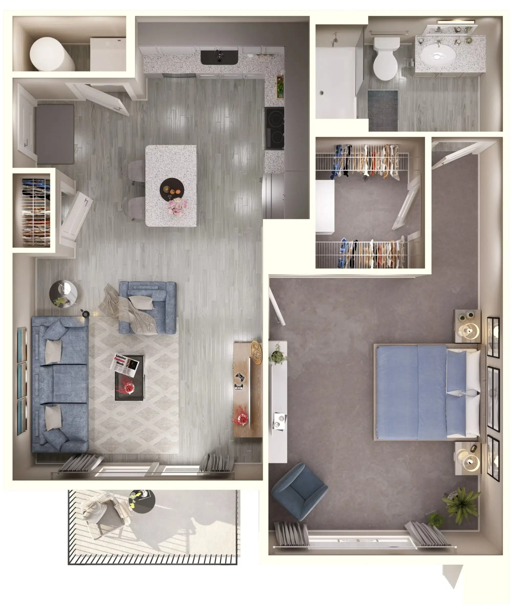 Gateway Lofts Centerville, Centerville – Cedar - 1 Bed 1 Bath