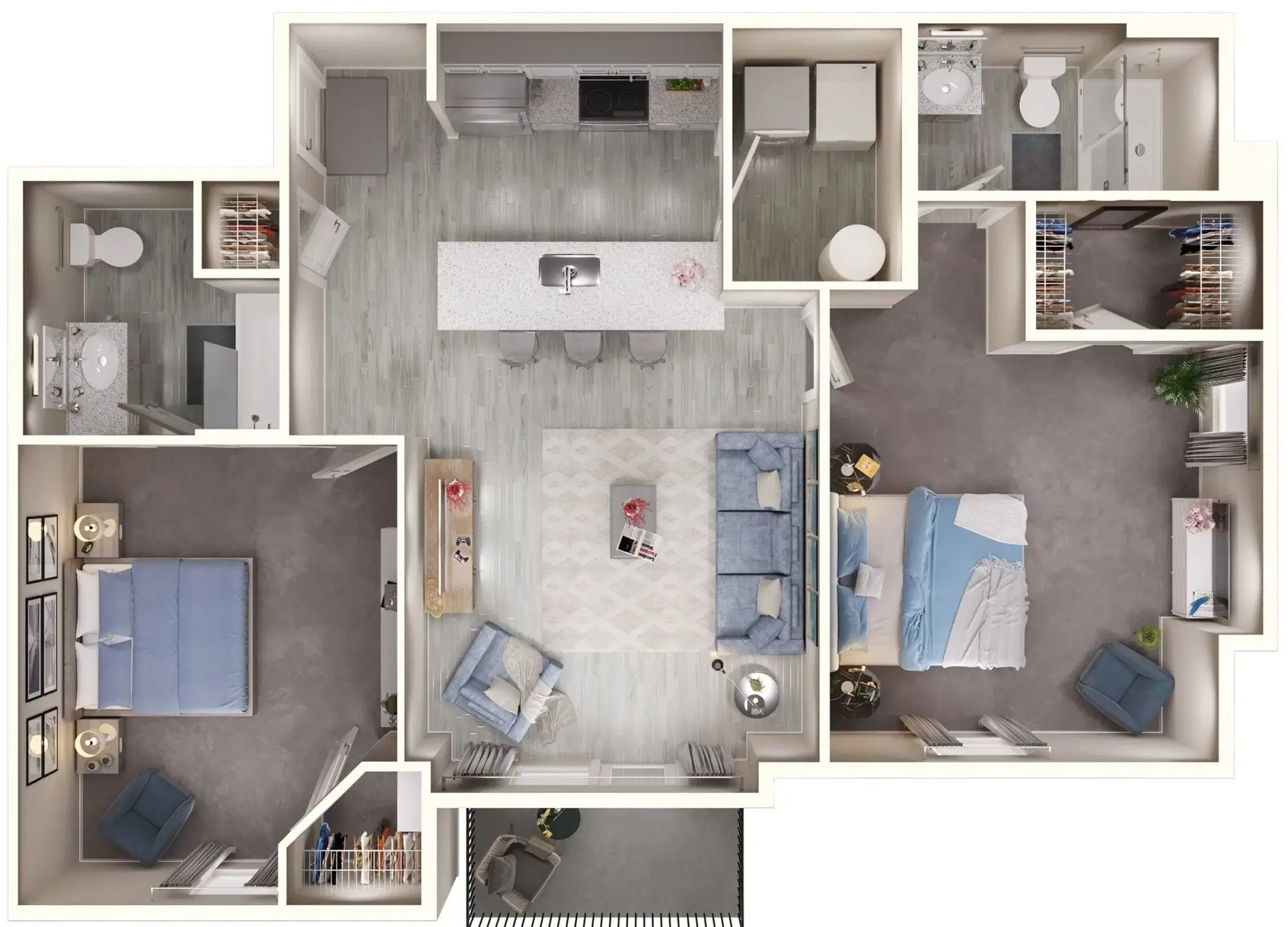 Gateway Lofts Centerville, Centerville – Maple - 2 Bed 2 Bath
