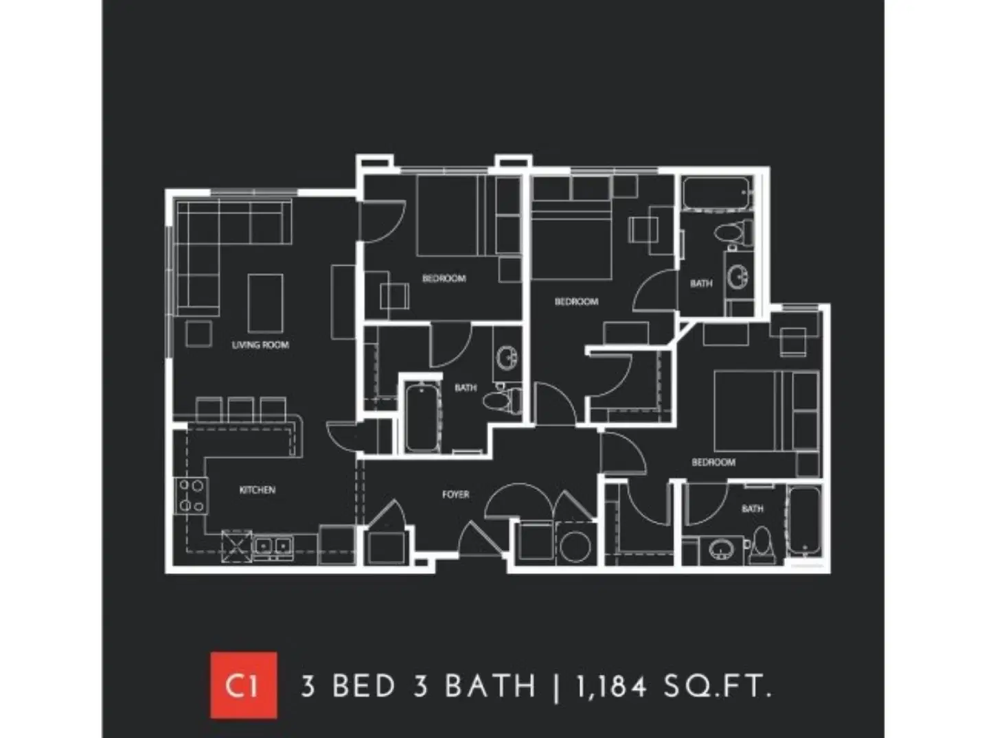 Todd, Columbia – Private Room (3 Bed 3 Bath)