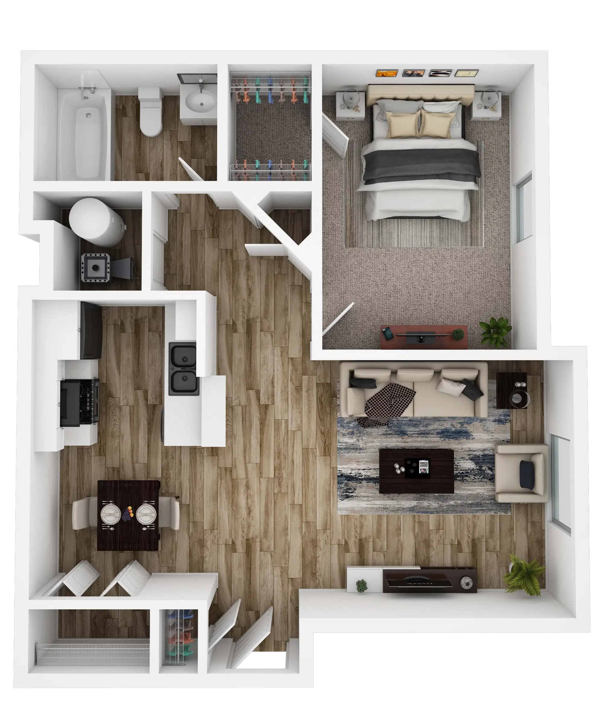 Gateway Lakes, Grove City – 1 Bed 1 Bath