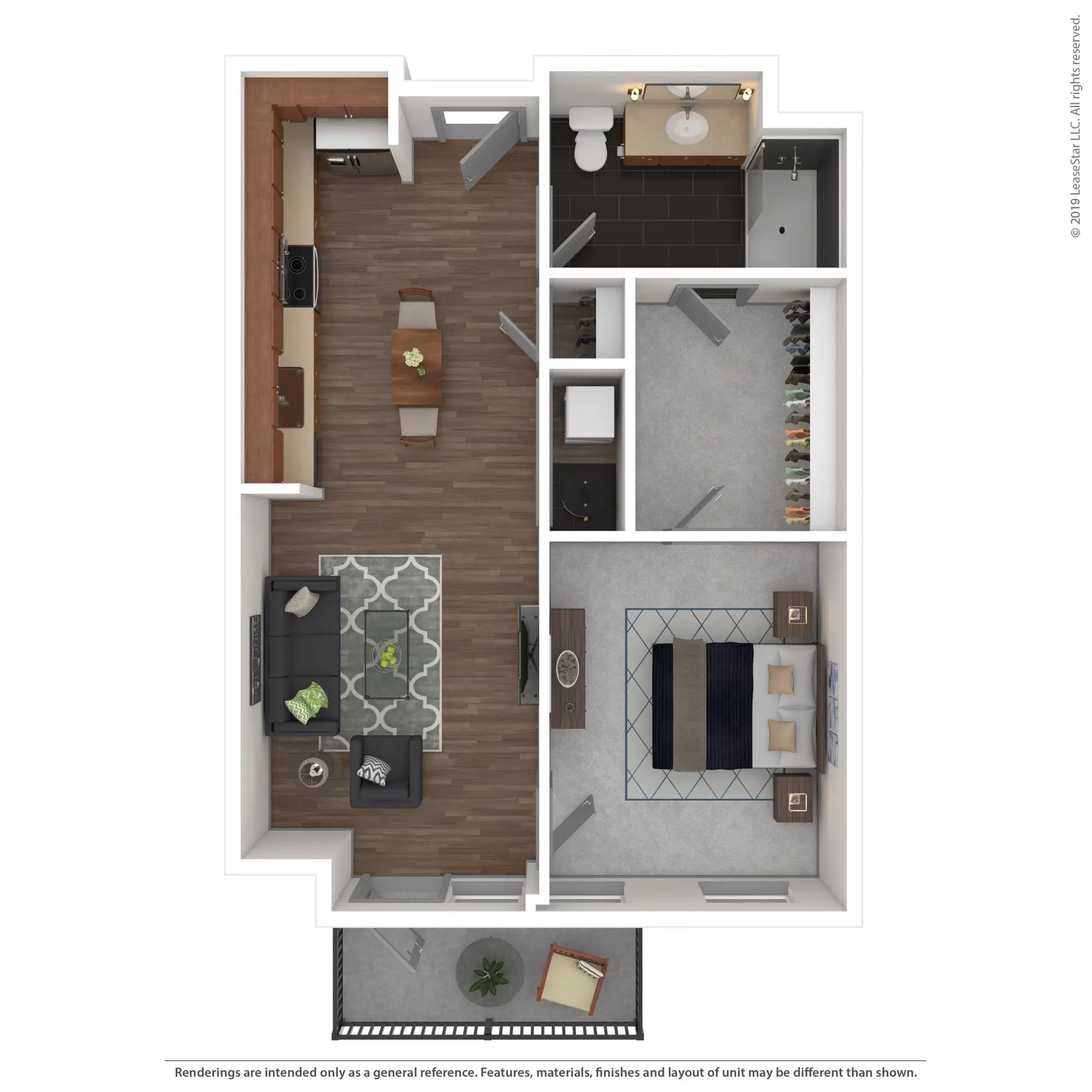 80 On The Commons, Columbus – Flat #102 - 1 Bed 1 Bath