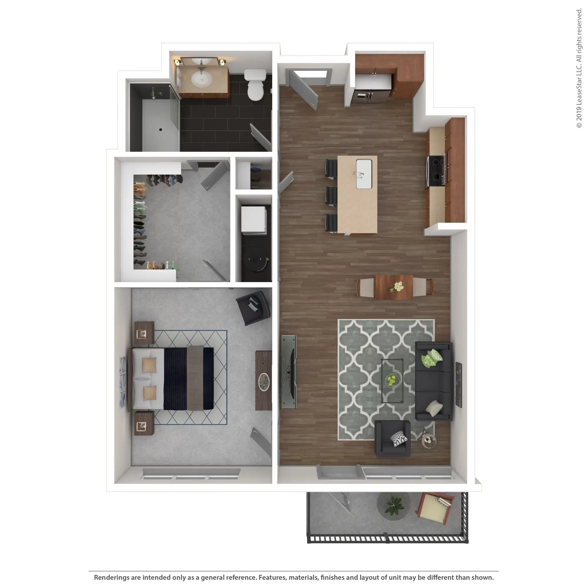 80 On The Commons, Columbus – Flat #108 - 1 Bed 1 Bath