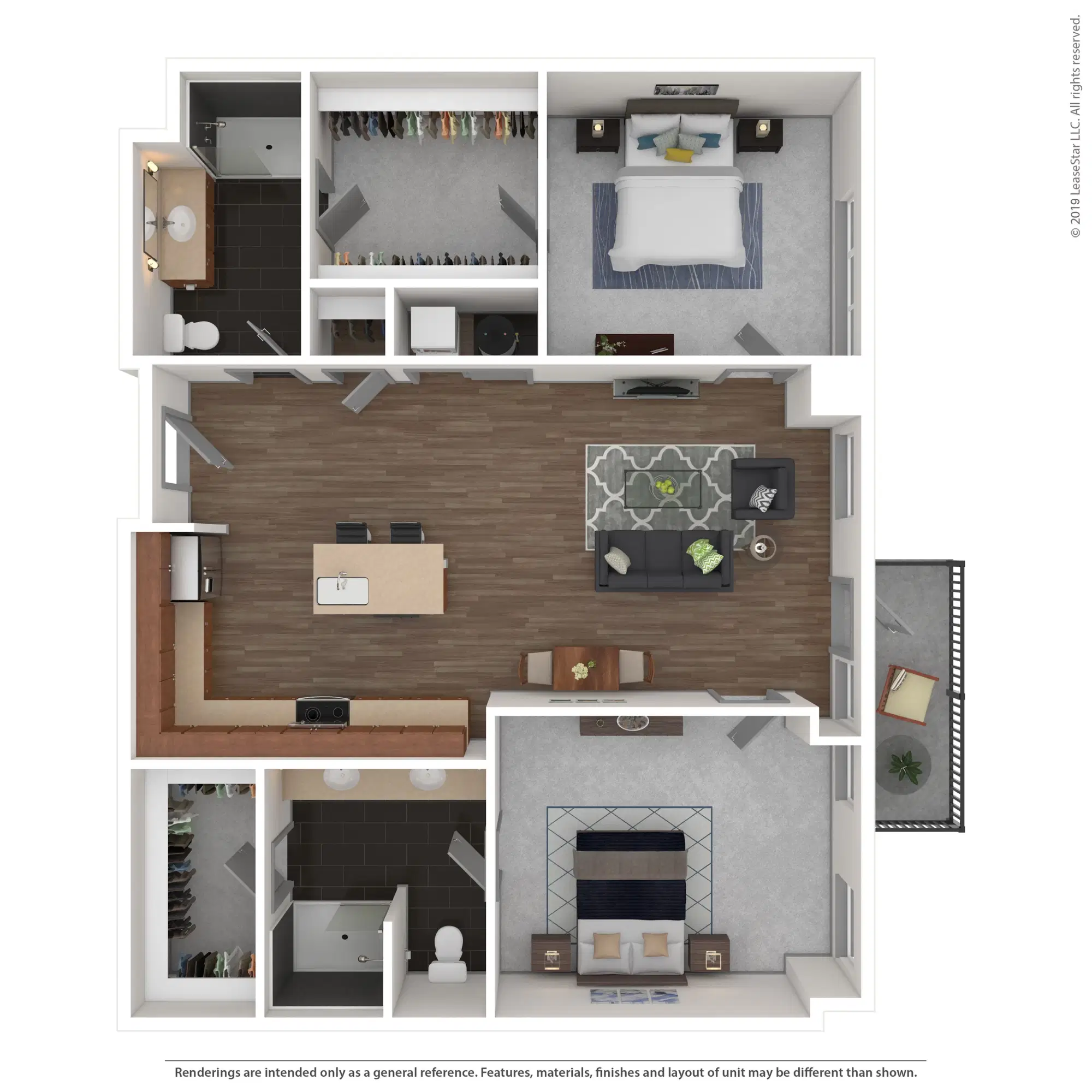 80 On The Commons, Columbus – Pent #201A - 2 Bed 2 Bath