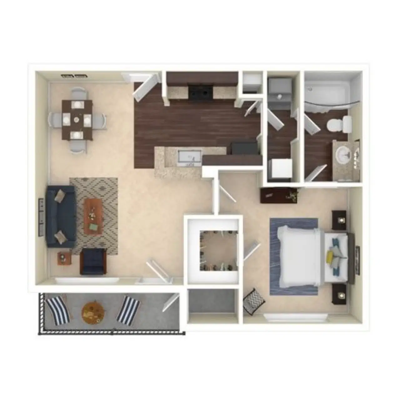 Bracken House North Shore, Pittsburgh – A2 - 1 Bed 1 Bath