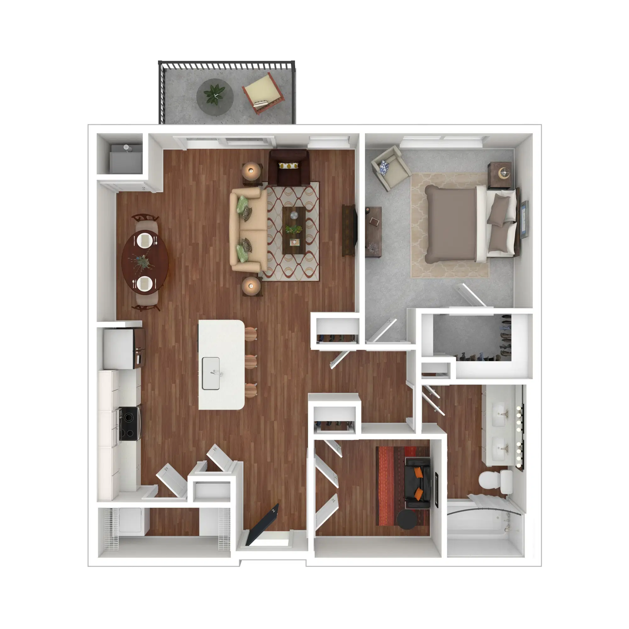 Rize At Opus Park, Minnetonka – Glow with Den - 1 Bed 1 Bath