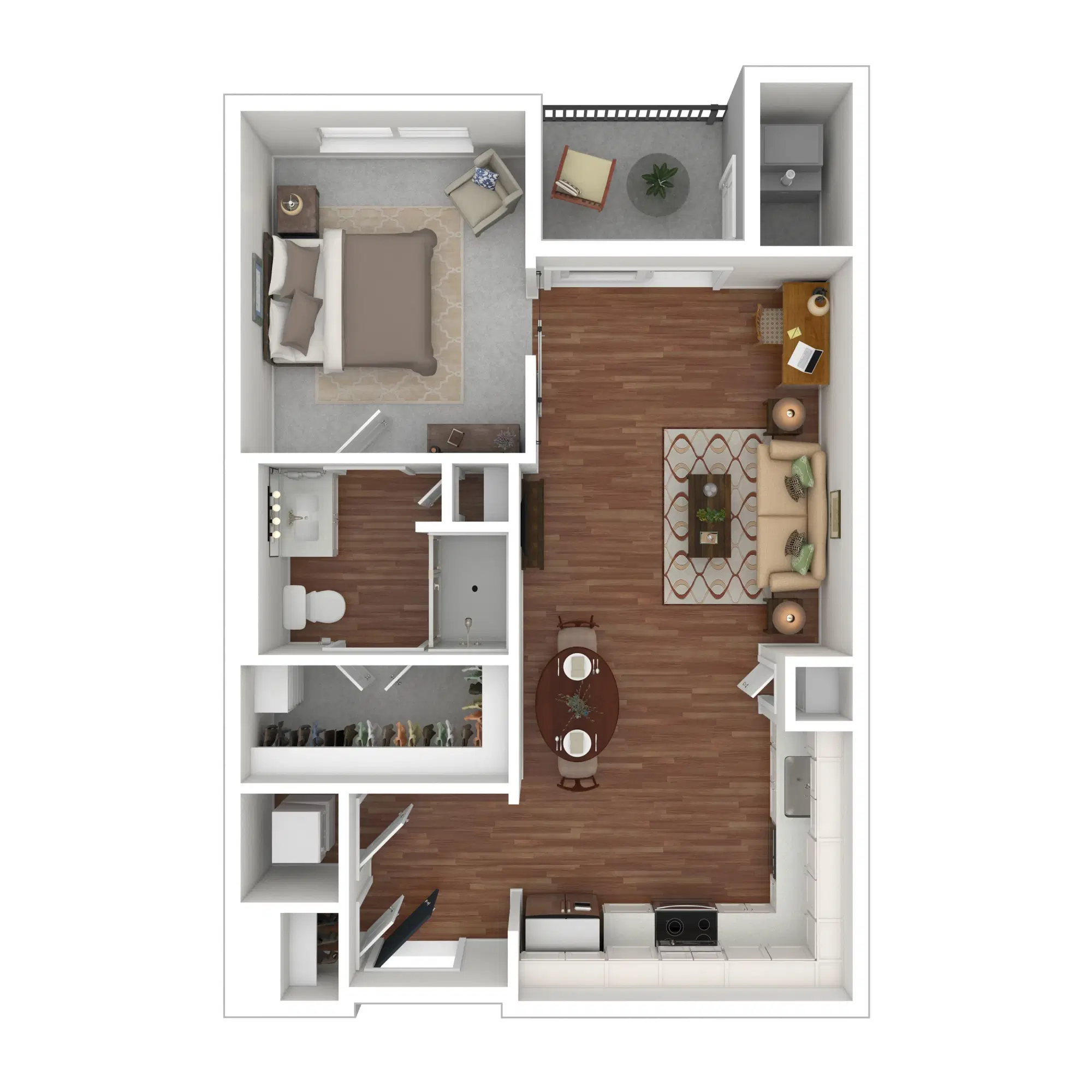 Rize At Opus Park, Minnetonka – Dawn - 1 Bed 1 Bath