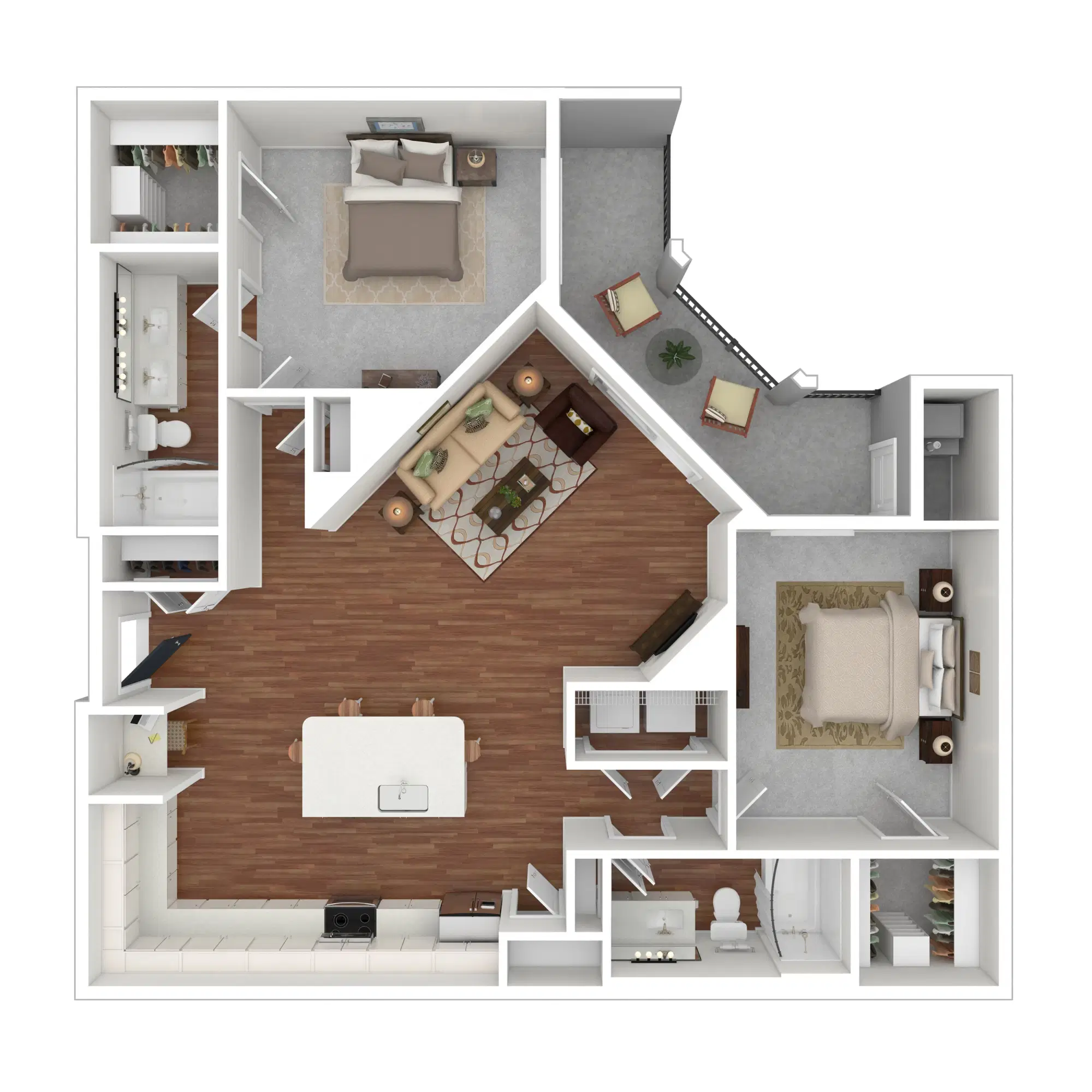 Rize At Opus Park, Minnetonka – Sunset - 2 Bed 2 Bath