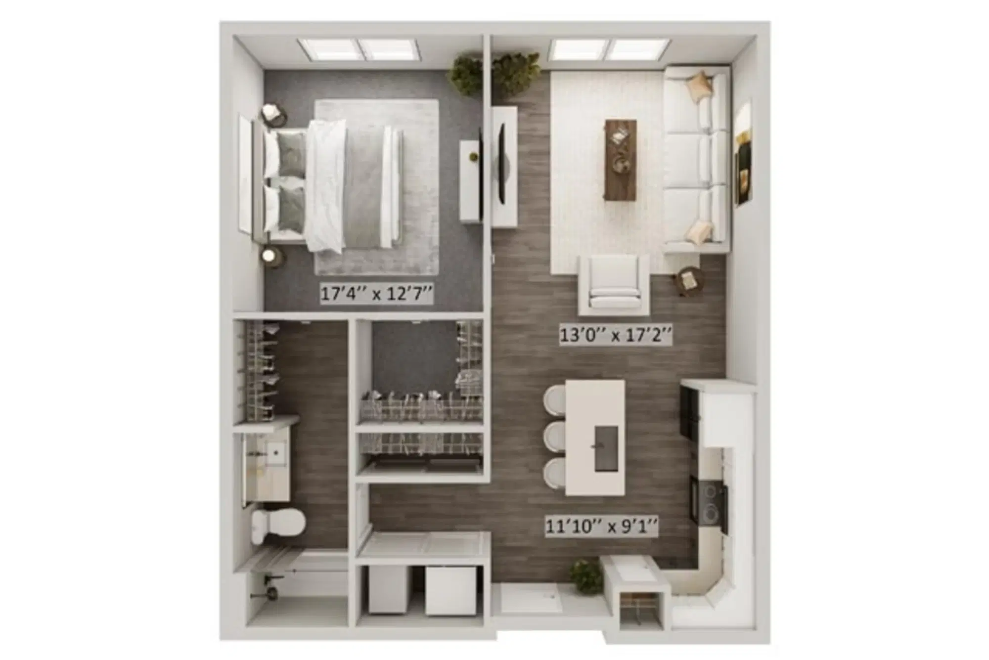 Lane Lofts, Columbus – Burbank - 1 Bed 1 Bath