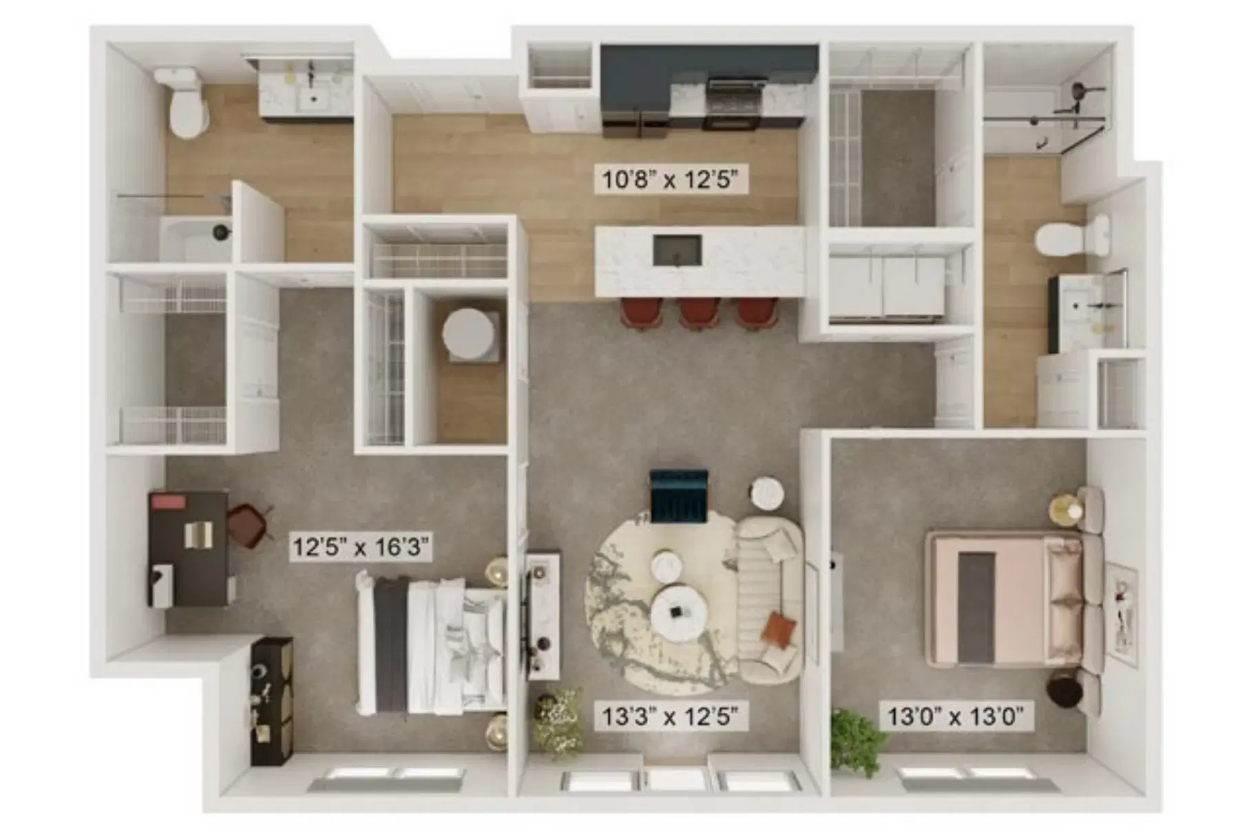 Gateway Lofts Lexington, Lexington – Blue Grass - 2 Bed 2 Bath