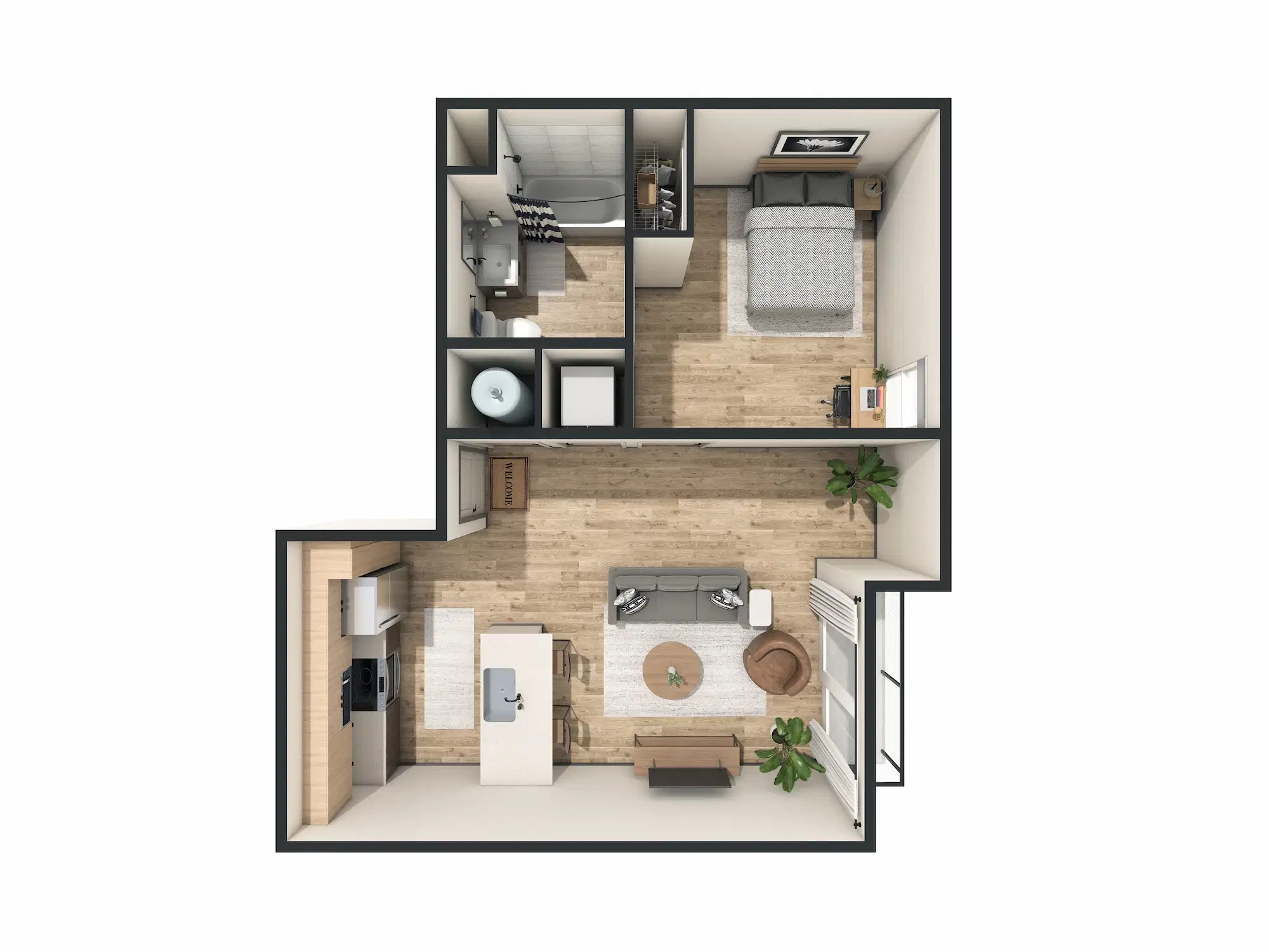 Replay Iowa City, Iowa City – 1 Bedroom 1 Bathroom | A3
