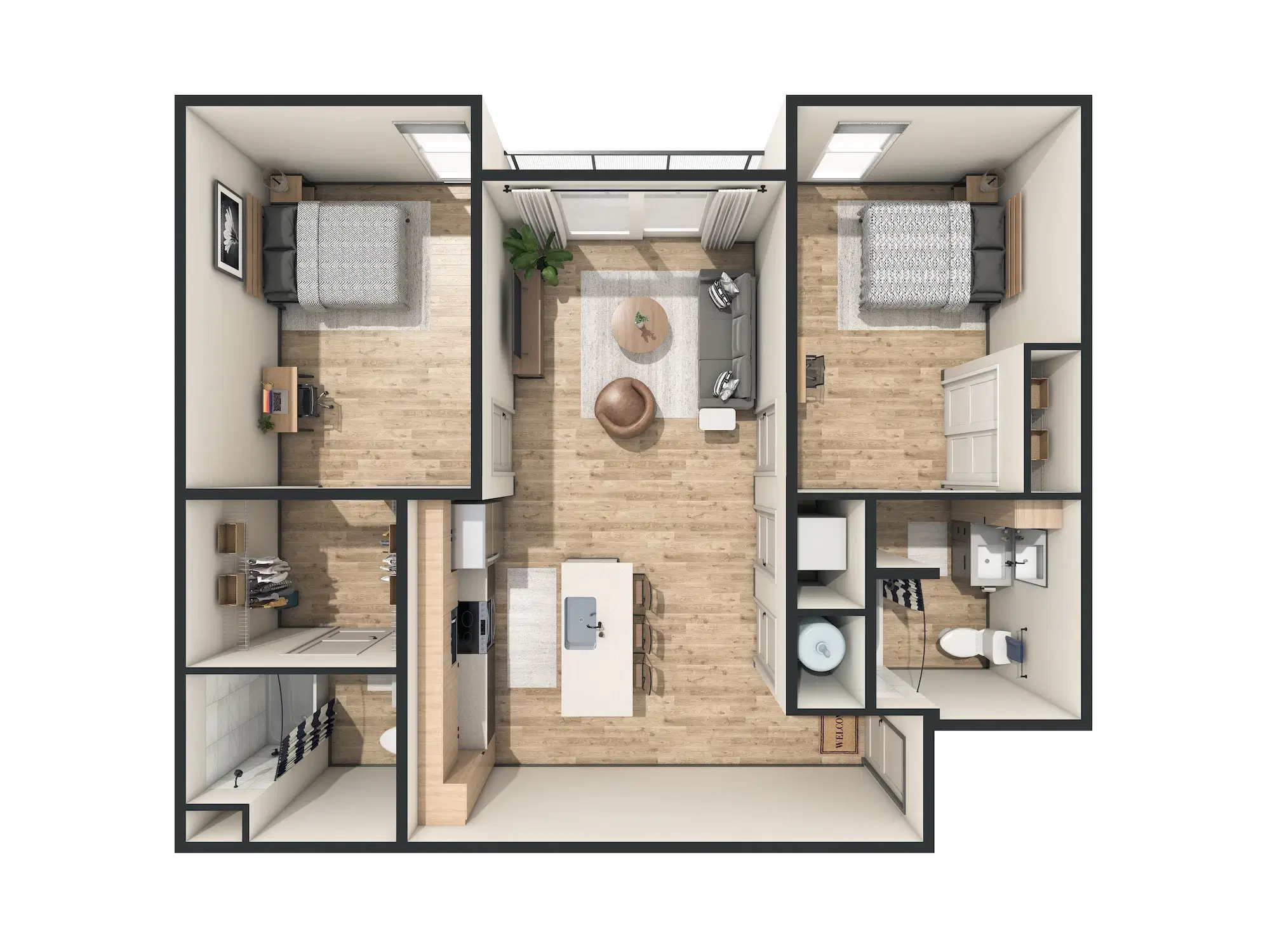 Replay Iowa City, Iowa City – Room in 2 bedroom 2 Bathroom | B5