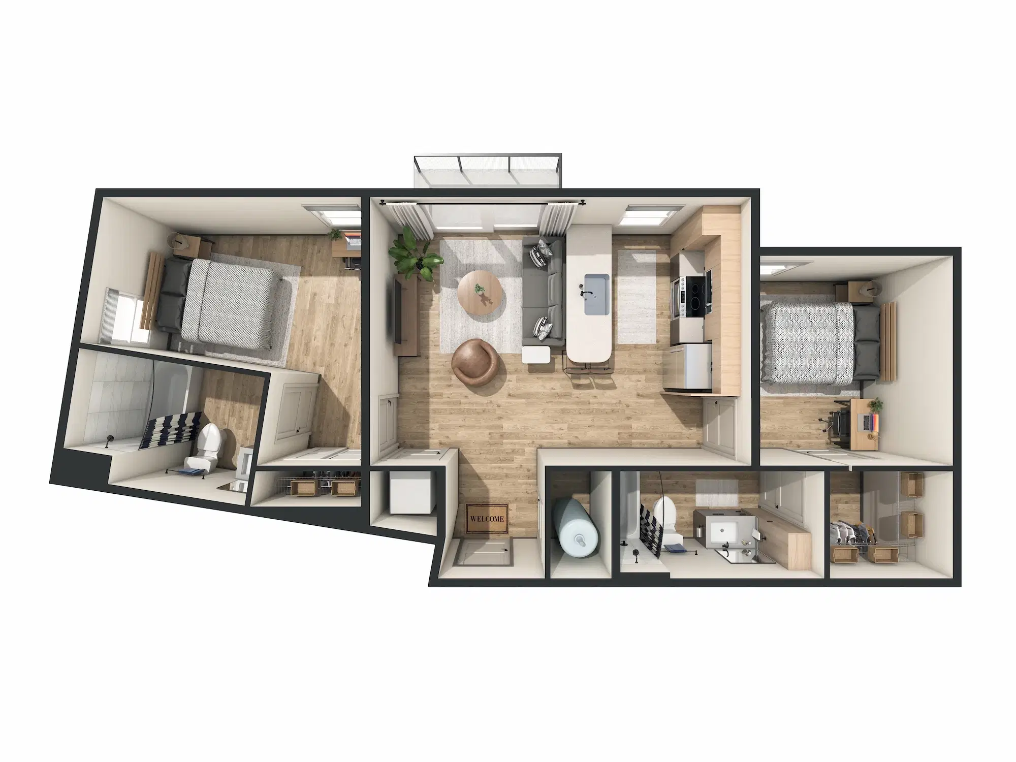 Replay Iowa City, Iowa City – Room in 2 bedroom 2 Bathroom | B6