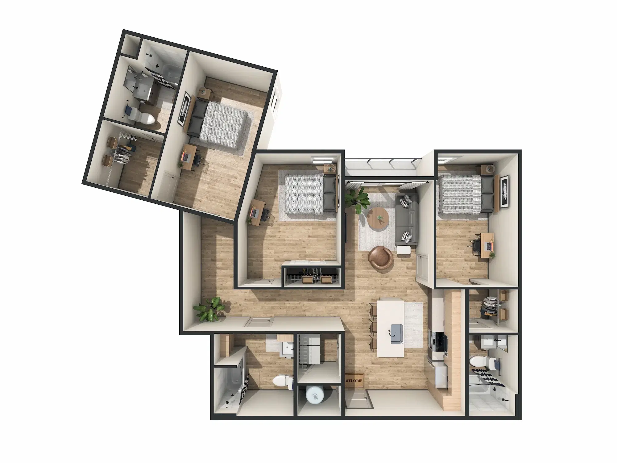 Replay Iowa City, Iowa City – Room in 3 bedroom 3 Bathroom | C7