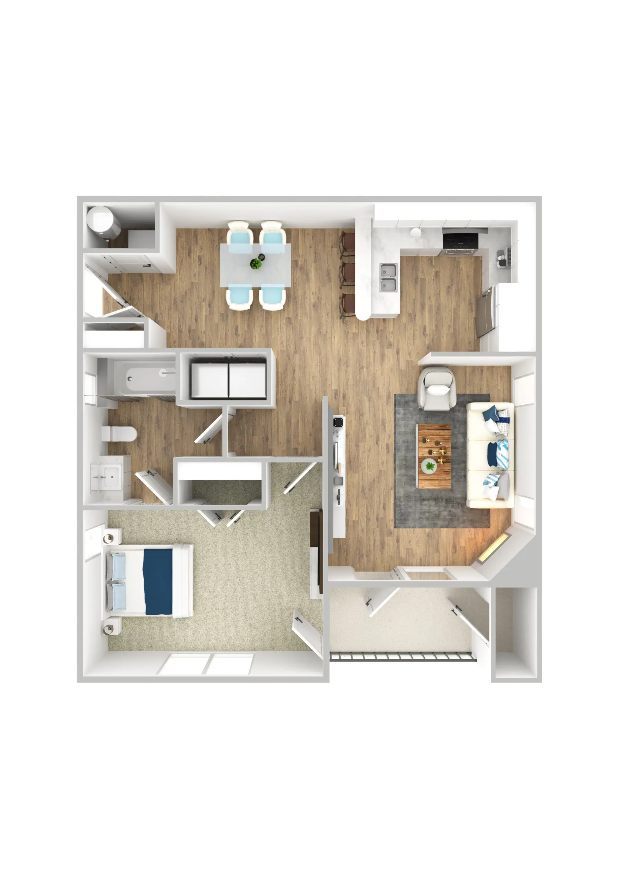 Devonshire Apartments, Greenwood – The York Renovated - 1 Bed 1 Bath