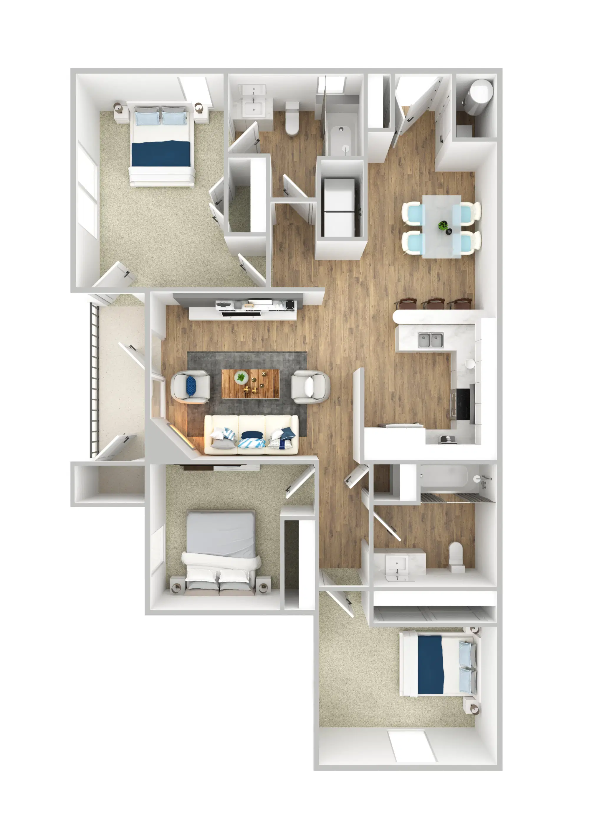 Devonshire Apartments, Greenwood – The Wellington Renovated - 2 Bed 2 Bath