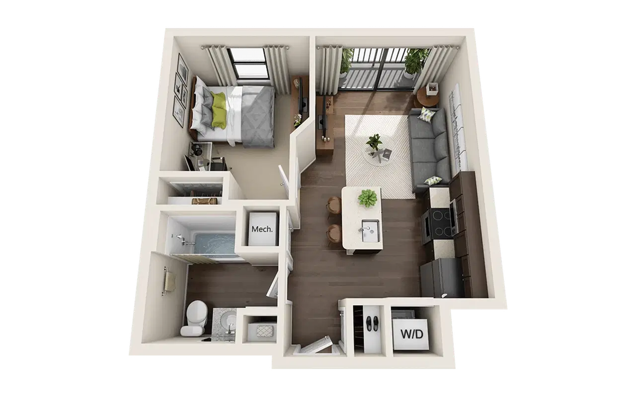 Axis West Campus, Austin – Private Room - Sophisticate (1 Bed - 1 Bath)