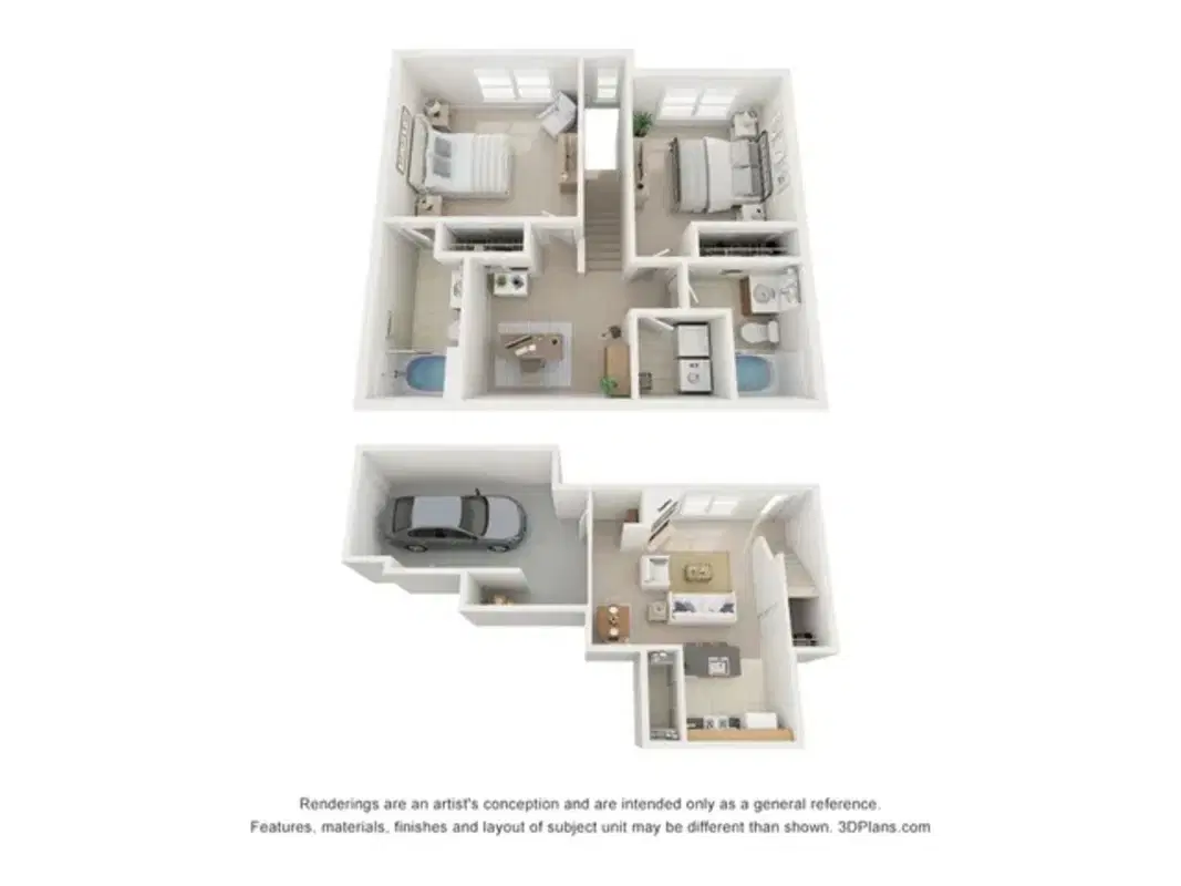 Burrough’s Mill, Cherry Hill – Trenton with Den - 2 Bed 2 Bath
