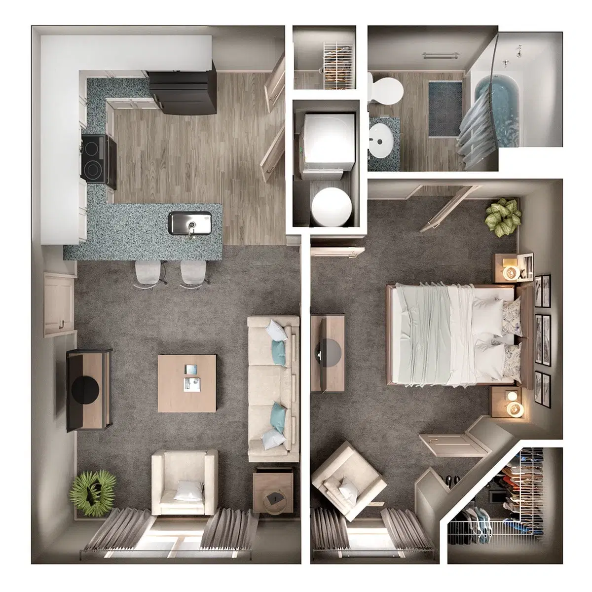Lofts At Norton Crossing, Columbus – Hamilton - 1 Bed 1 Bath