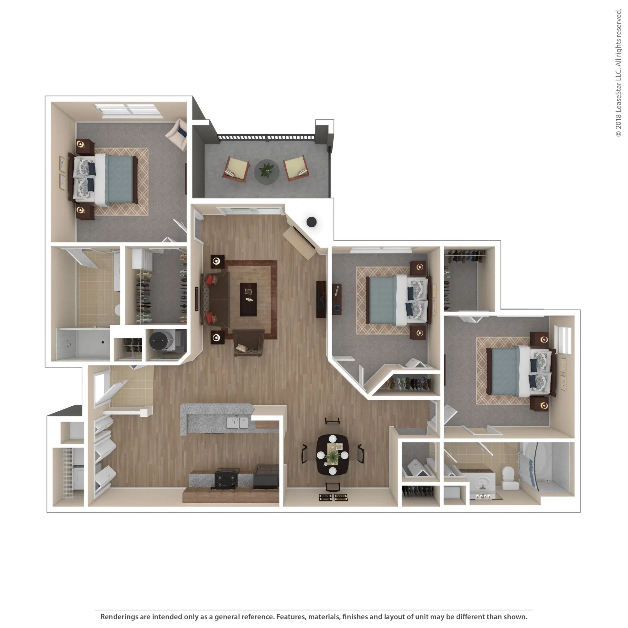 The Preserve At Forest Creek, Memphis – Magnolia - 3 Bed 2 Bath