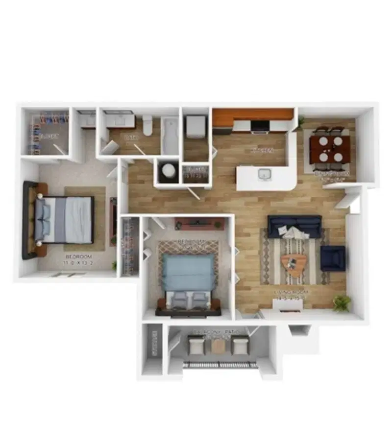 Polo Run, Yardley – The Buckingham Legacy - 2 Bed 1 Bath