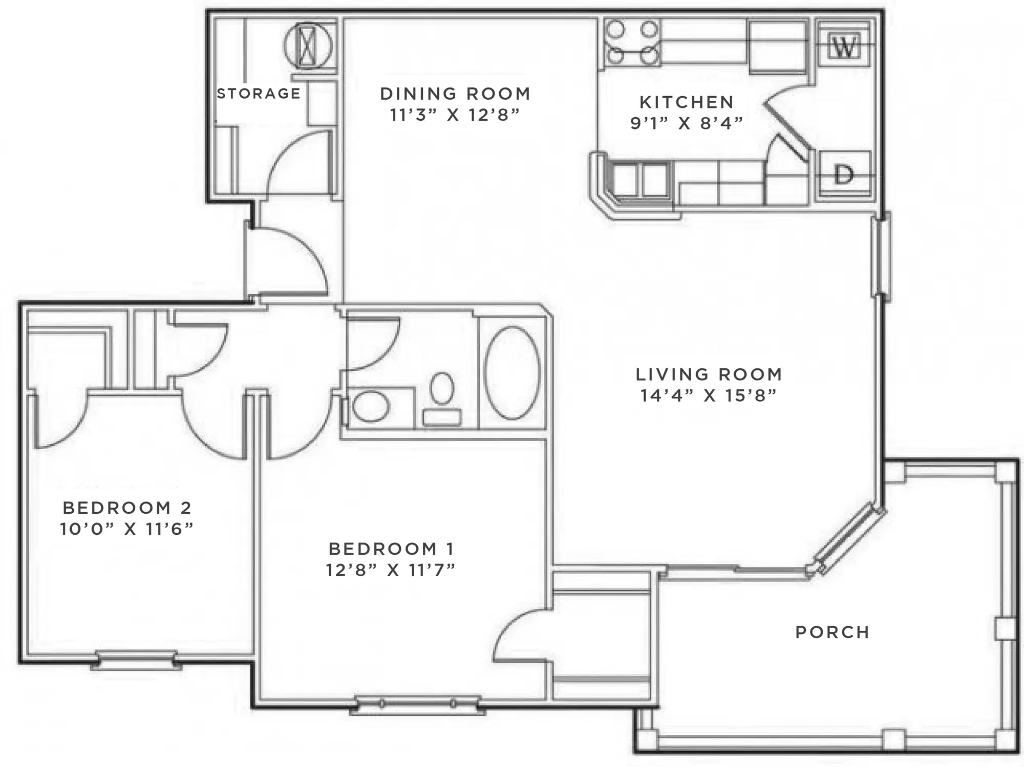 The Park At Salisbury, Midlothian – Banbury Deluxe - 2 Bed 1 Bath