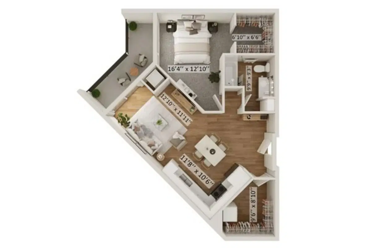 Minnetonka Station, Minnetonka – Parker E - 1 Bed 1 Bath