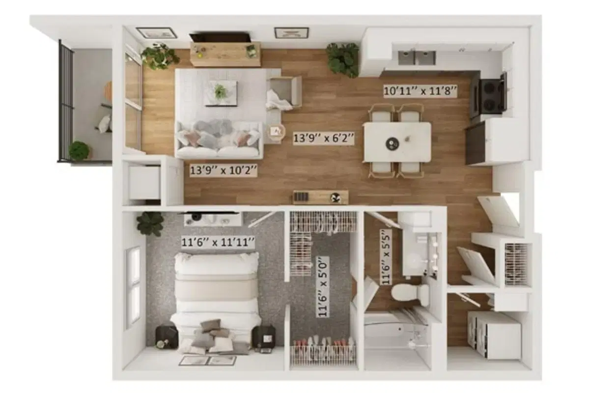 Minnetonka Station, Minnetonka – Parker G - 1 Bed 1 Bath