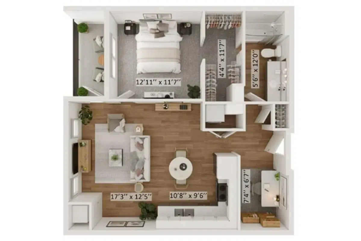 Minnetonka Station, Minnetonka – Parker I - Income Restricted - 1 Bed 1 Bath