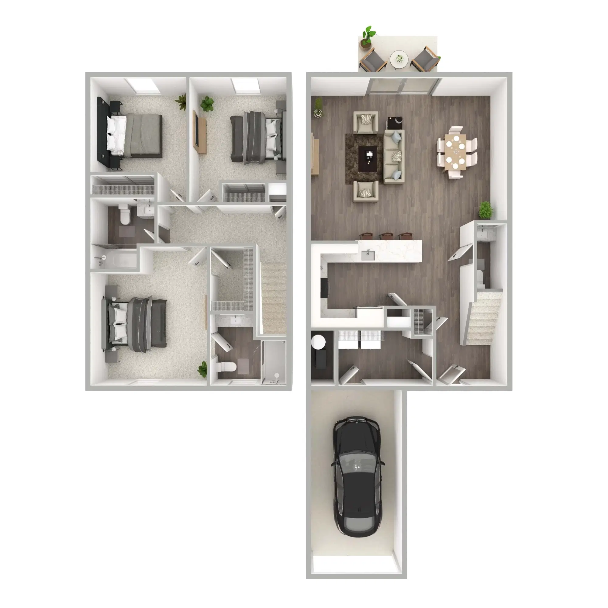 The Gramercy, New Albany – Chappelear Renovated - 3 Bed 2.5 Bath