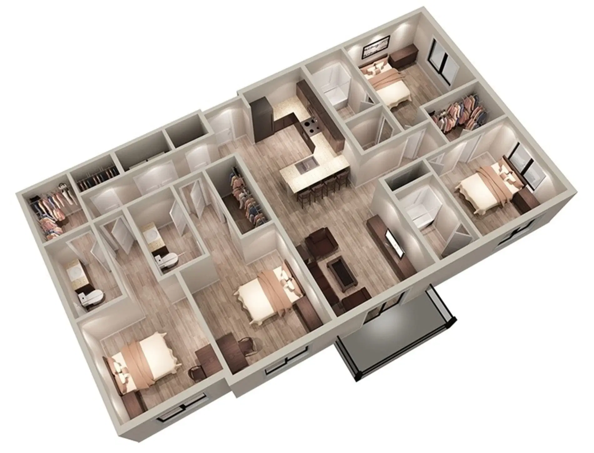The Griff, Columbus – D1 - 4 Bed 4 Bath