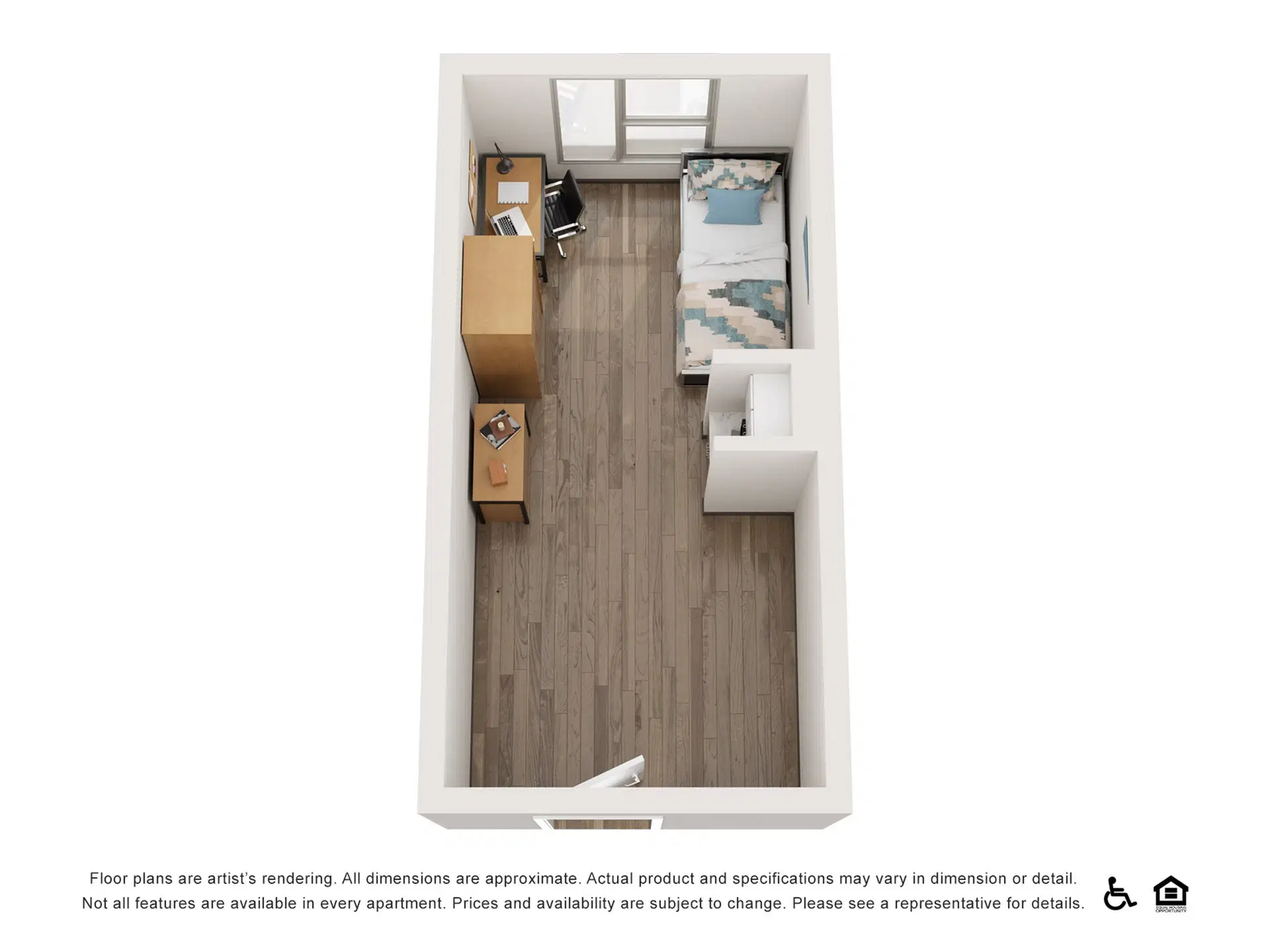River Trail Village 2, Napa – Residence Hall Single 1 Bedroom 1 Bathroom