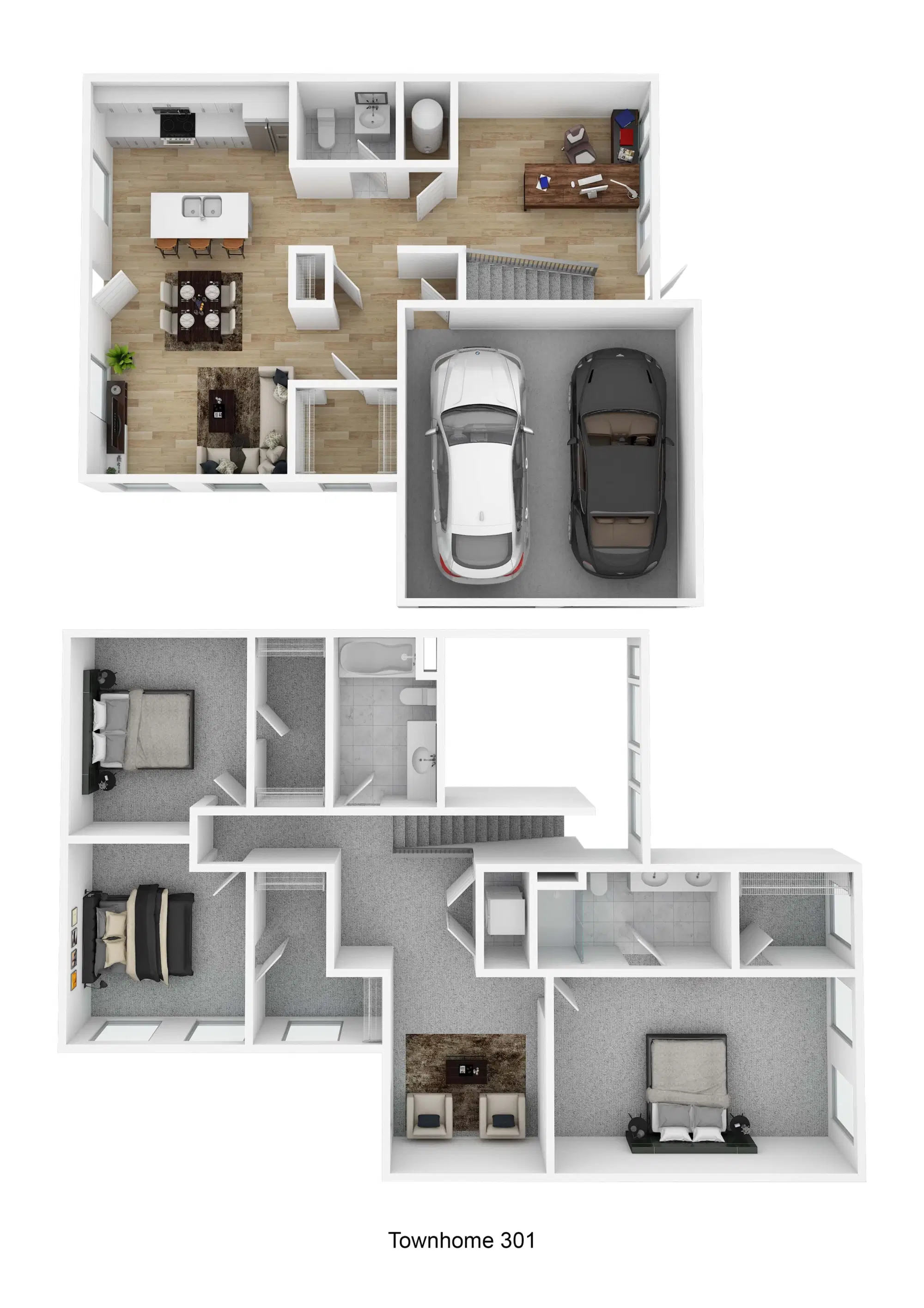 Market and Main, New Albany – Townhome No. 301 - 3 Bed 2.5 Bath