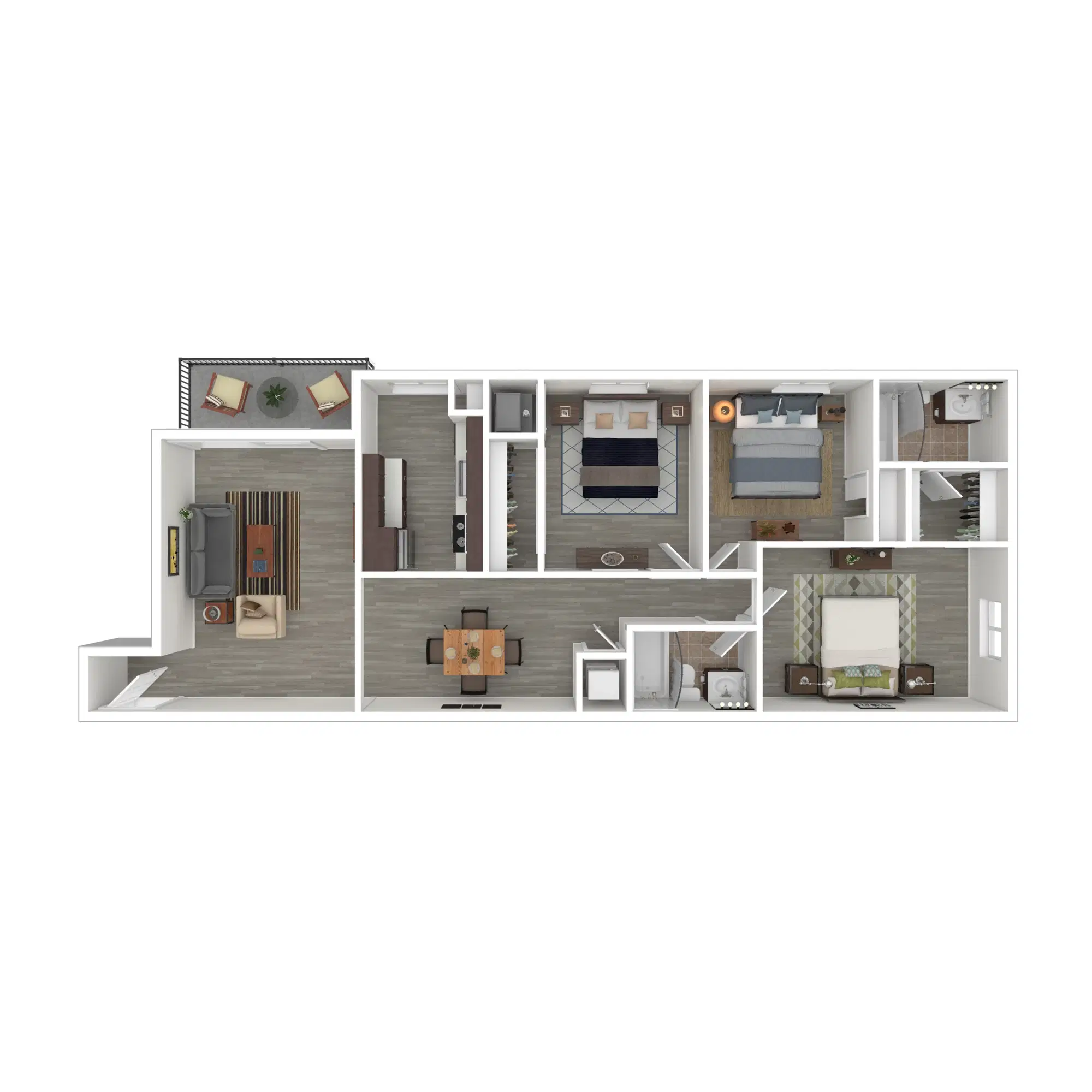 Terrace View, Blacksburg – Room in 3 Bedroom 2 Bathroom | 3x2 Tier 2