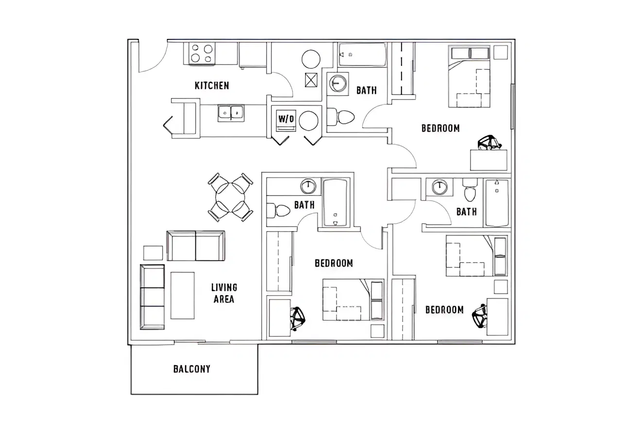 Entrada Real, Tucson – Room in 3 Bed - 3 Bath Norte