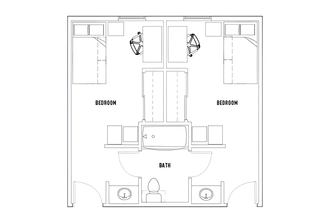 Casas Del Rio, Albuquerque – Room in 2 Bed - 1 Bath A