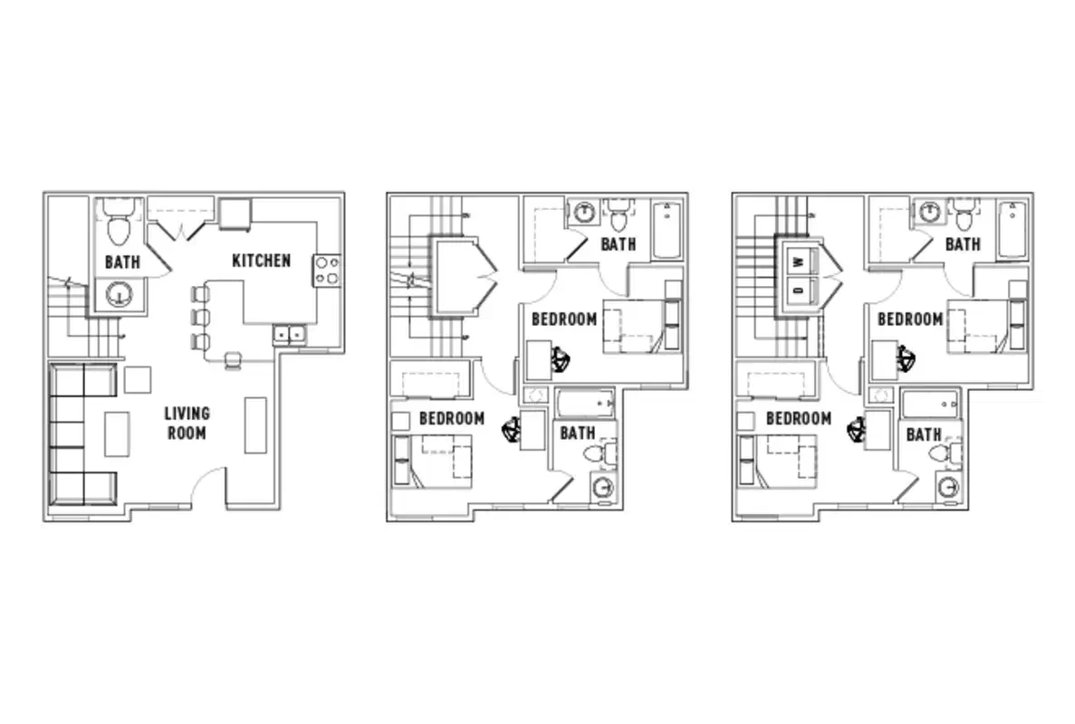 The Townhomes At Newtown Crossing, Lexington – Room in 4 Bed - 4.5 Bath Townhome