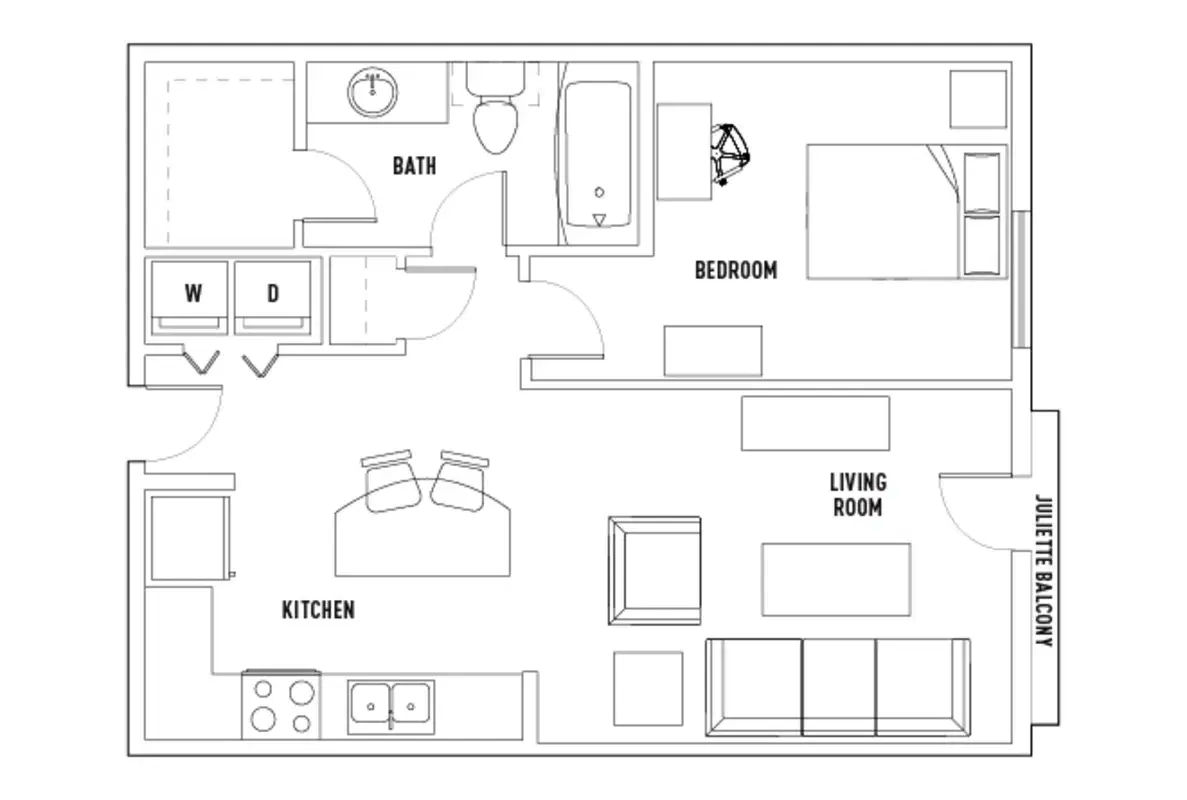 Union, Waco – 1 Bed - 1 Bath