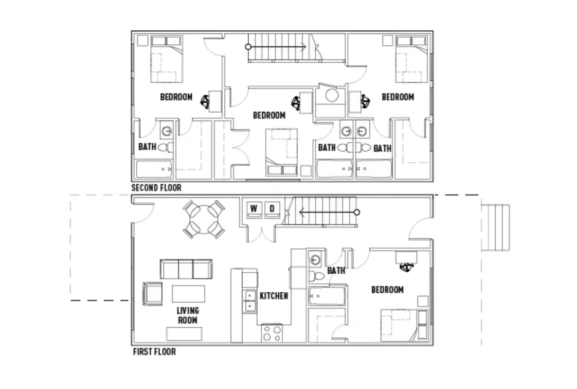 The Retreat, San Marcos – Room in 4 Bed - 4 Bath A - Buildings 10-12