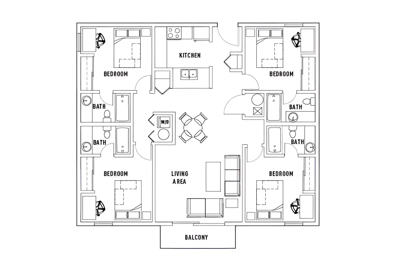 Entrada Real, Tucson – Room in 4 Bed - 4 Bath Norte